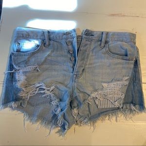 AE high rise shorts
